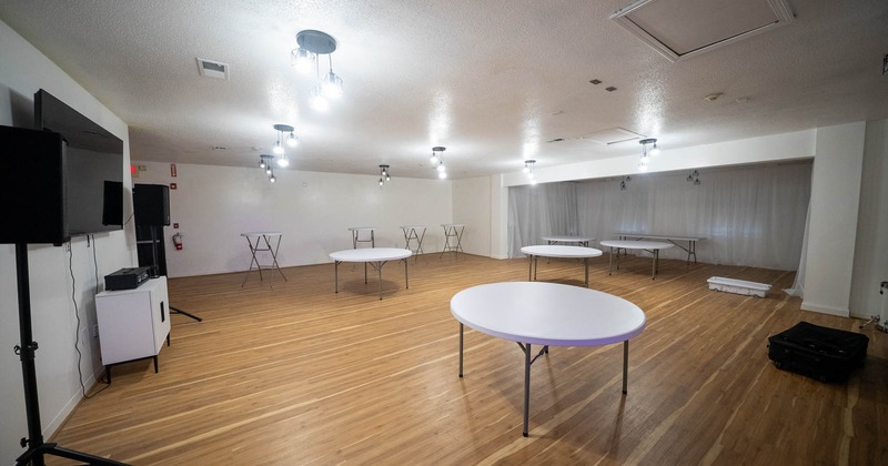 Interior space of an event hall
