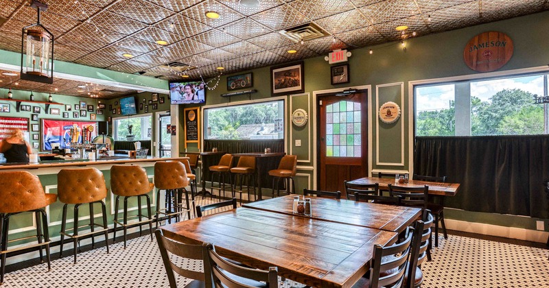 The interior of the restaurant