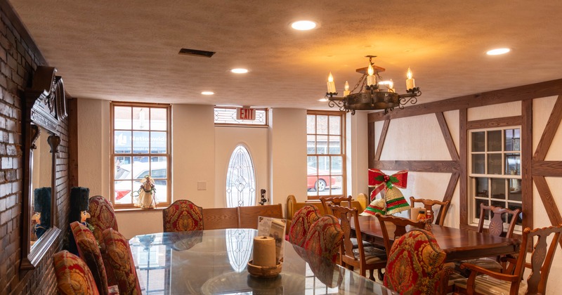 Interior, seating area