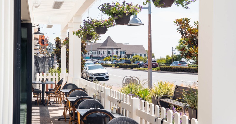 Exterior seating area