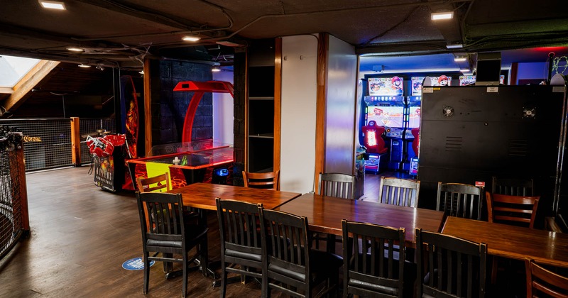 Interior seating and dining area