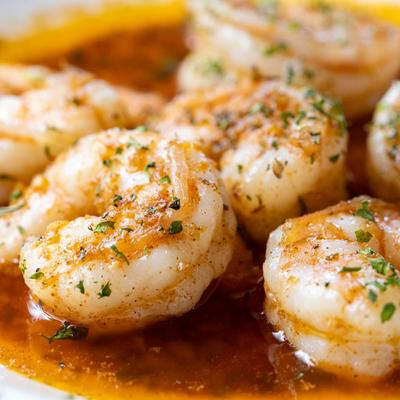 Garlic Shrimp.