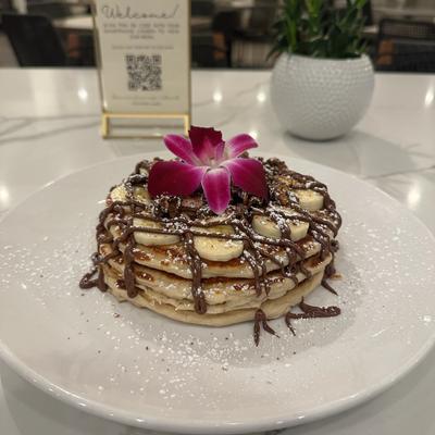 Banana Walnut Nutella Pancakes photo