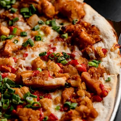 General Tso's Chicken pizza.