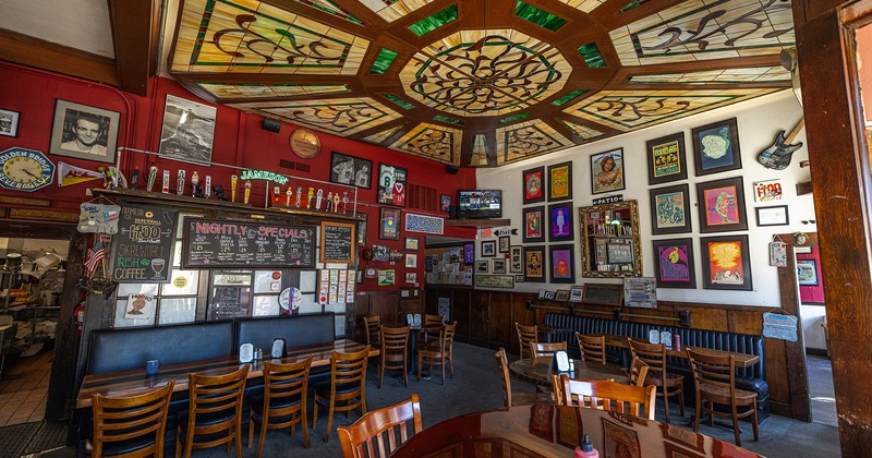 Interior space, cozy seating area