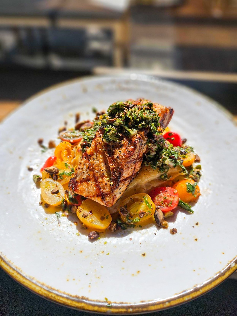 Wood-Grilled Salmon 