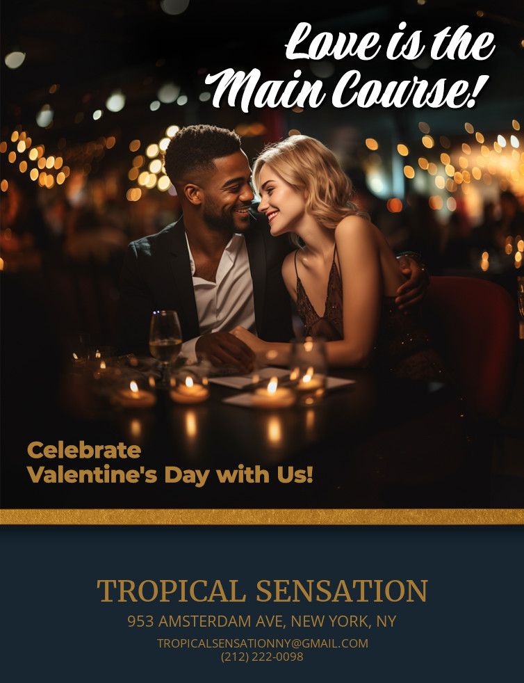 Romantic background with couple