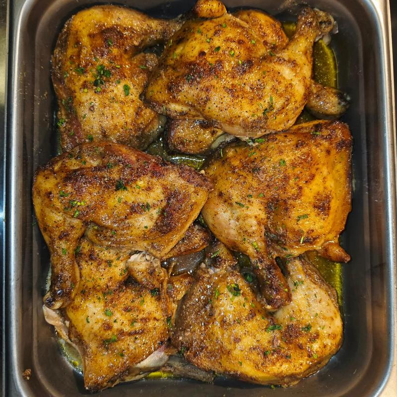 40 Piece Baked Chicken Quarters photo