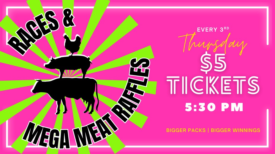 Mega Meat Raffle & Races event photo
