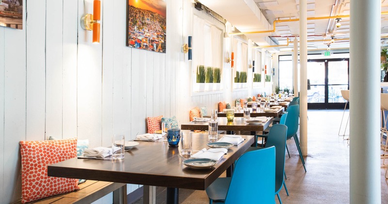 Tables ready for guests