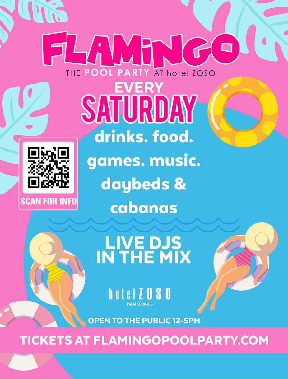 Every Saturday! Flamingo Pool Party! event photo