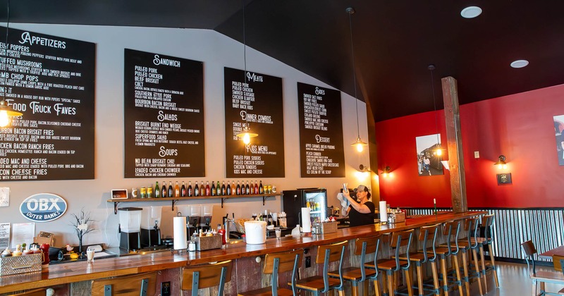 Interior, bar with stools
