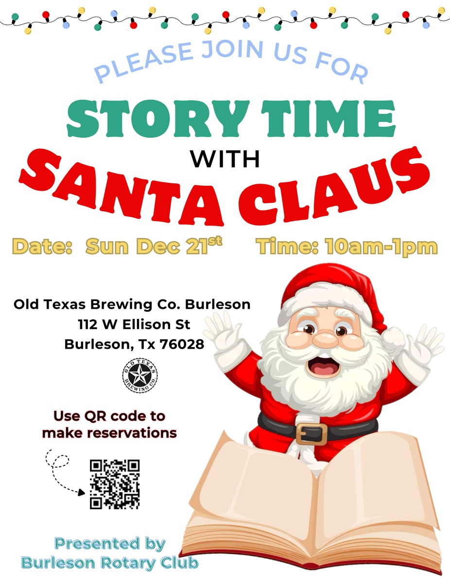 Story time with Santa event photo