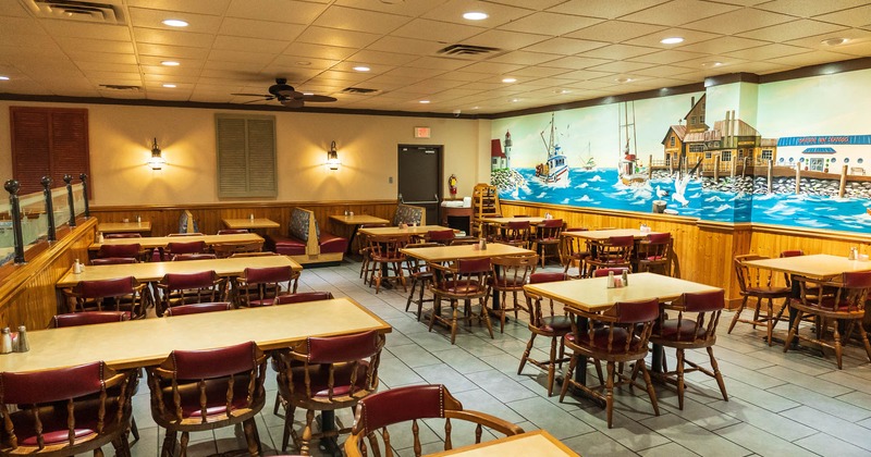 Interior, dining area