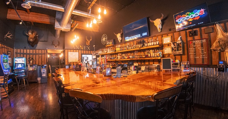 Interior, bar area