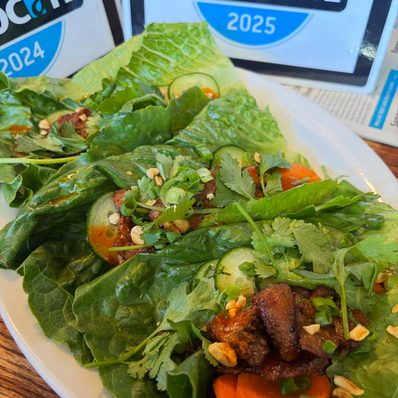Korean Pork Lettuce wraps photo