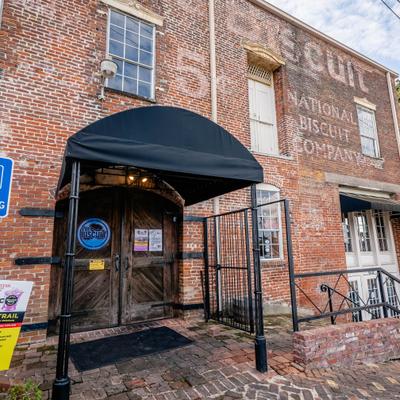 The restaurant's entrance.