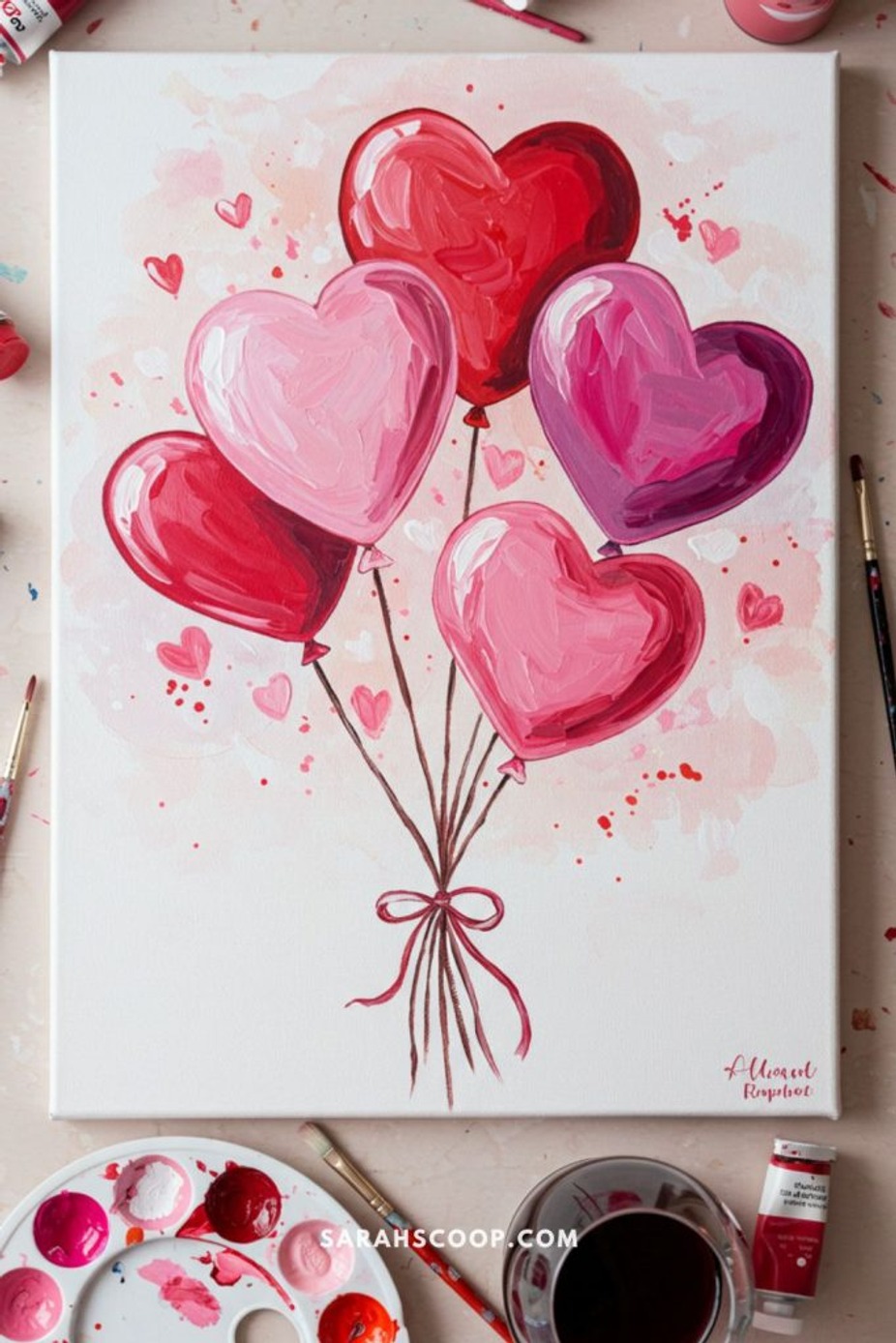 Valentines Paint Night event photo