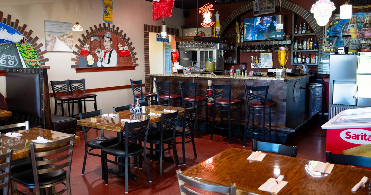 Dining space ready for guests