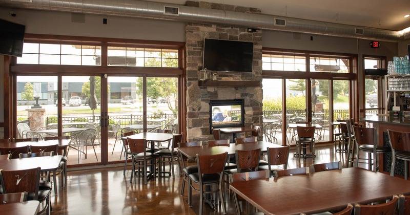 Interior seating area