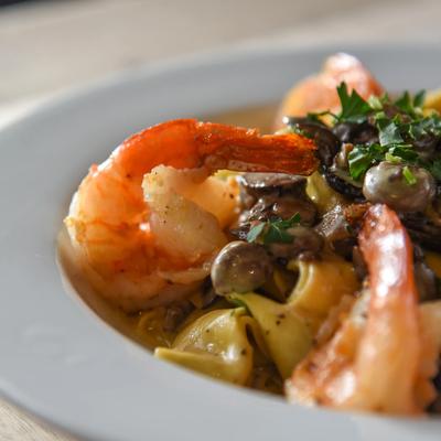 Tartufata and Shrimp Pasta