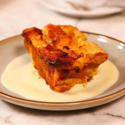 Date bread pudding.