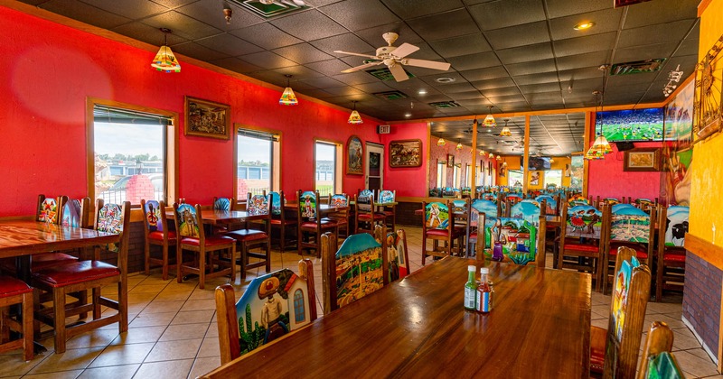 Interior, dining area