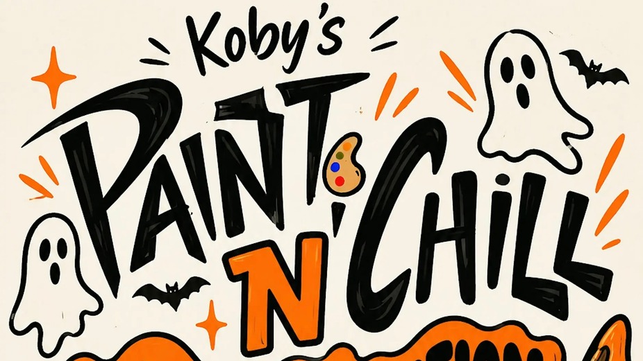 Koby's Halloween Paint n' Chill event photo