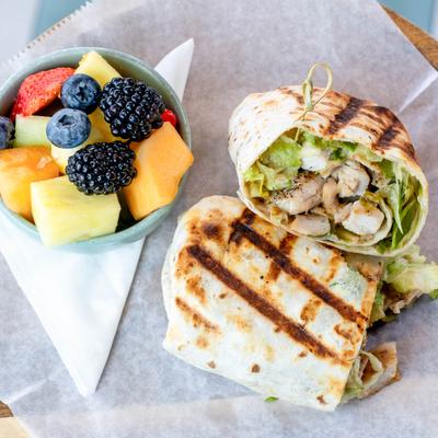Chicken Cesar Wrap.