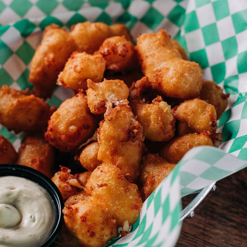 menu item 1 of 28, Cheese Curds (VG, GF)