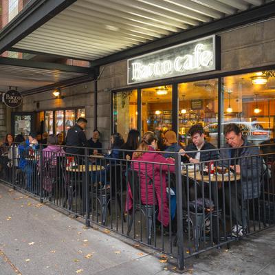 Outdoor seating area.