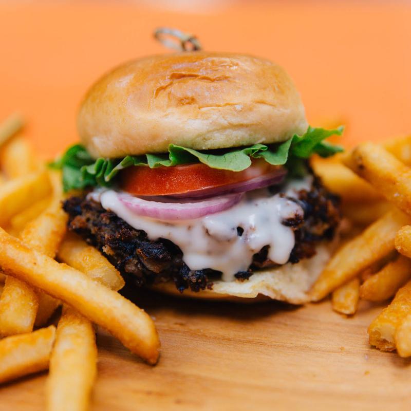 The Breezie Black Bean Burger photo