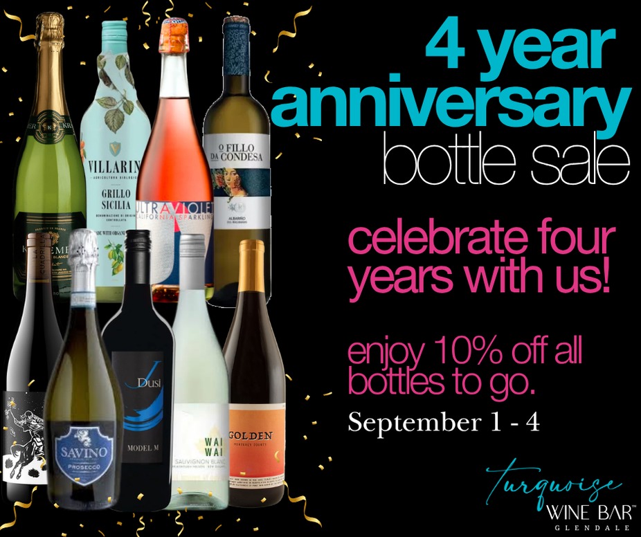 4 Year Anniversary Bottle Sale event photo