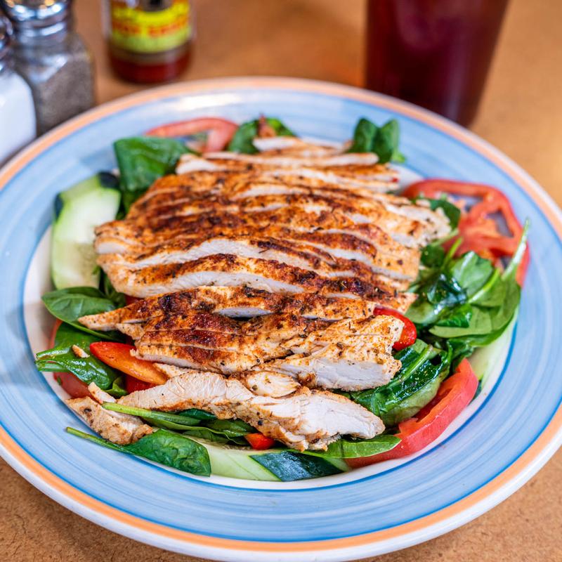 Blackened Chicken & Spinach Salad photo