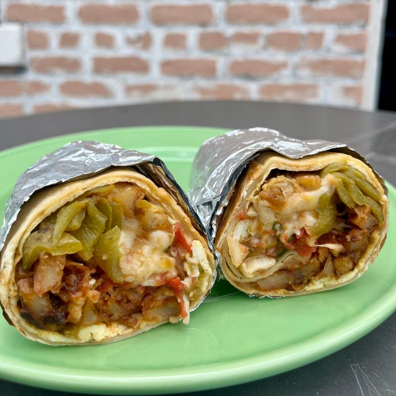 Green Chile Potato Breakfast Burrito photo