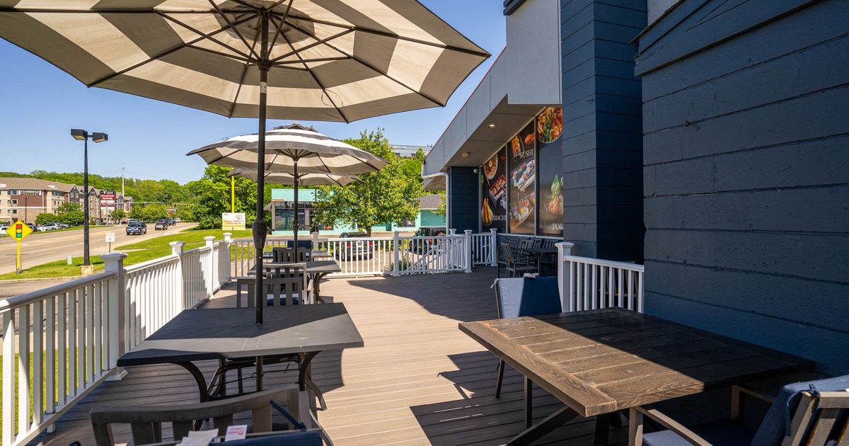 Exterior seating area