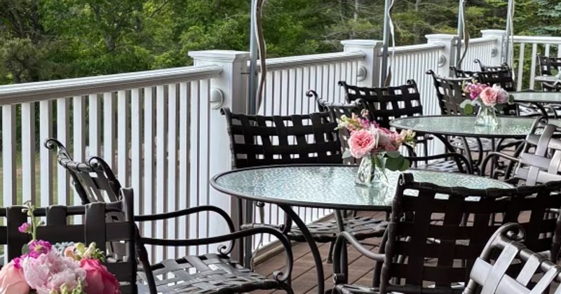 Upper deck at The Vue at Brookside