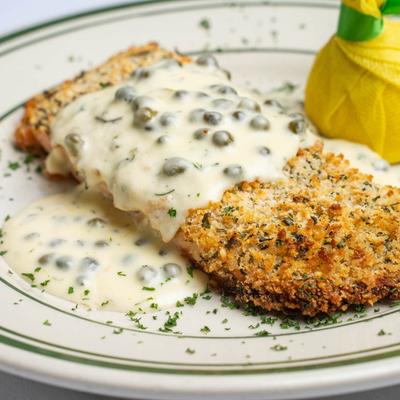 Panko Crusted Salmon.