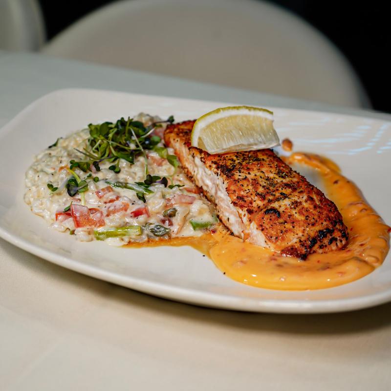 Lemon pepper Crusted Salmon photo