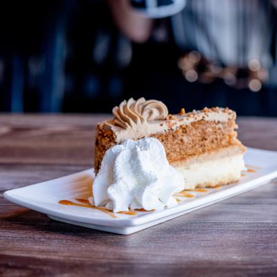 Sweet Potato Maple Cheesecake.