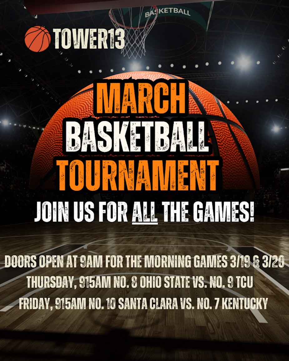Watch the NCAA tournament at Tower 13! event photo
