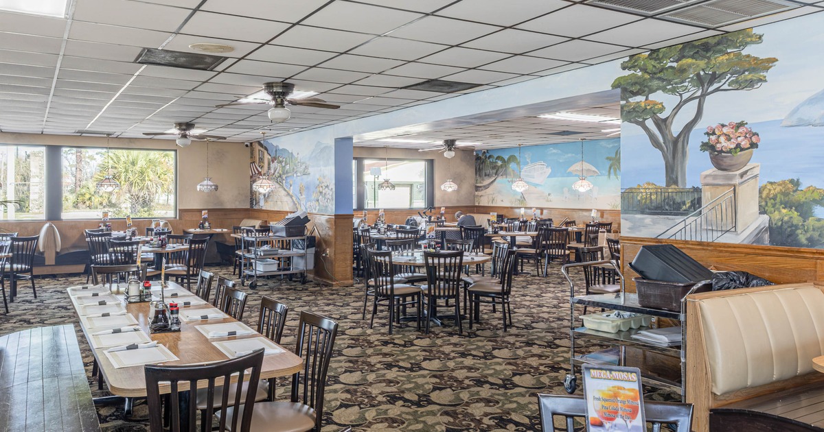 Interior, main seating space