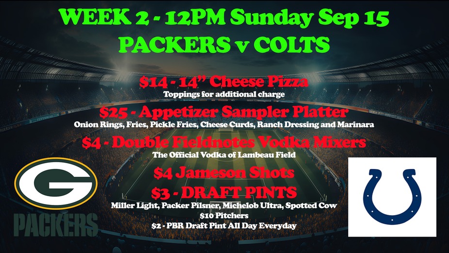 WK2 Packers v Colts event photo