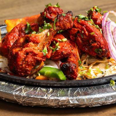 Deep fried marinated chicken.