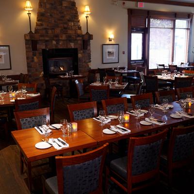 Restaurant dining area.