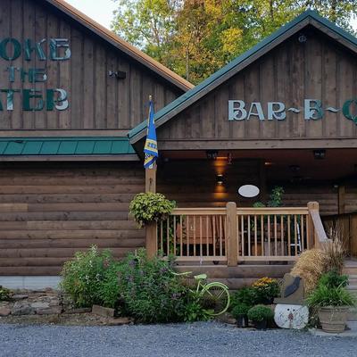 The exterior of the restaurant.