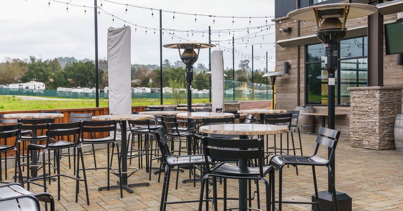 Exterior, tables and chairs