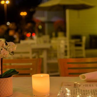 Le Bambou Restaurant Outdoor Dining.