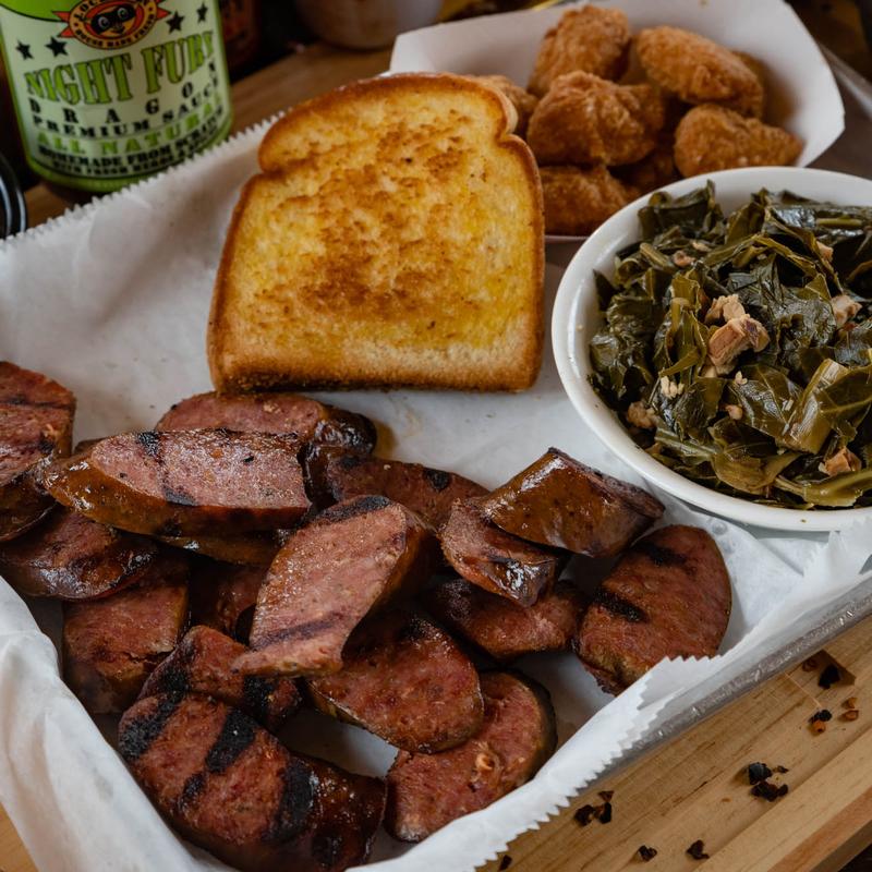 Smoked Sausage Plate photo