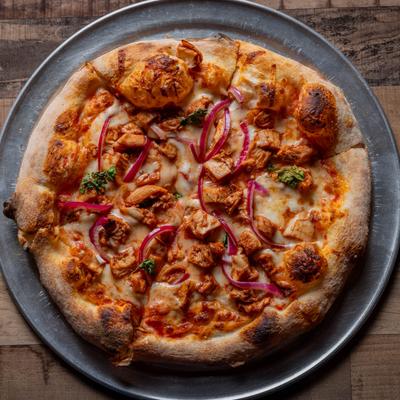 BBQ Chicken Pizza.